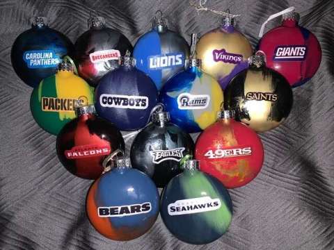 Football Ornaments 1