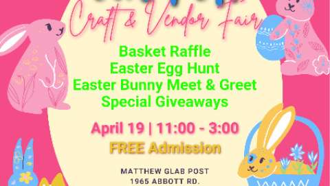 Easter Craft & Vendor Fair & Easter Bunny Meet & Greet