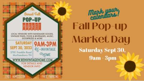 Fall Pop-Up Market Day