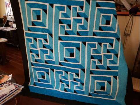 3d Maze Quilt