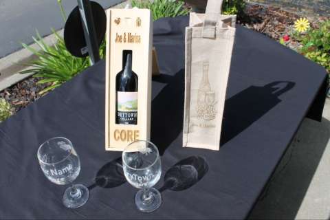 Wine Boxes / Glasses / Jute Bags