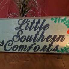 Lulu's Little Southern Comforts Sign