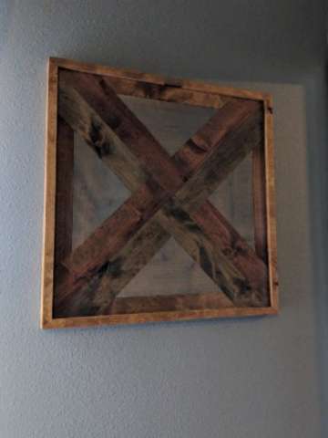 Reclaimed Wood- Barn Quilt Pattern