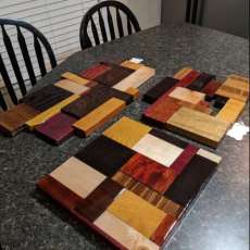 Wood Wall Art, Exotic & Domestic With Epoxy