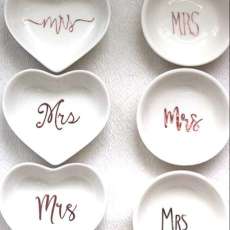 Personalized Jewelry/Trinket Dishes