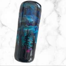 20oz Night Sky Tree Line Tumbler
