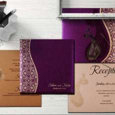 Paisley Pattern Wedding Invitations