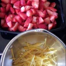 Strawberries and Lemon Peel