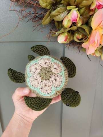 Handmade Sea Turtle Amigurumi