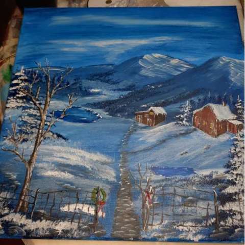 Snowy Mountains, Canvas