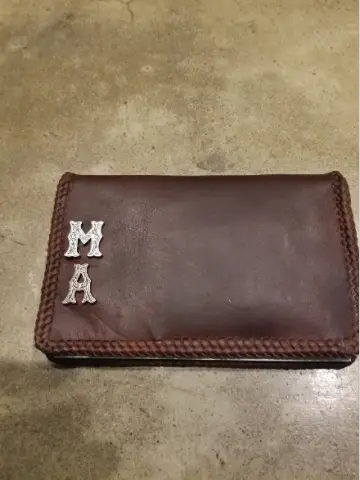The Whiskey Kangaroo Checkbook Wallet With Inside Card Hoders