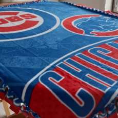 Chicago Cubs Plush Blanket 52x57