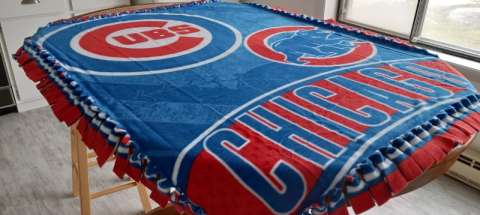 Chicago Cubs Plush Blanket 52x57