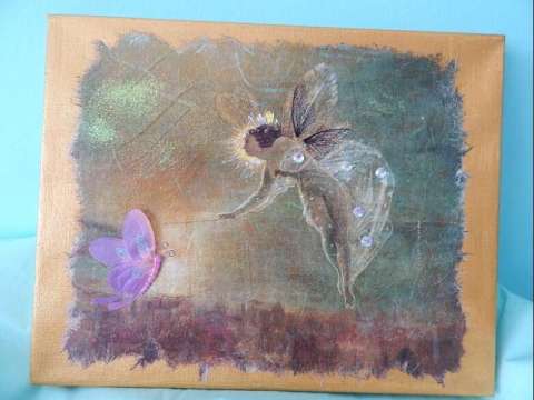 Magical Fairy Canvas Picture 8 X 10