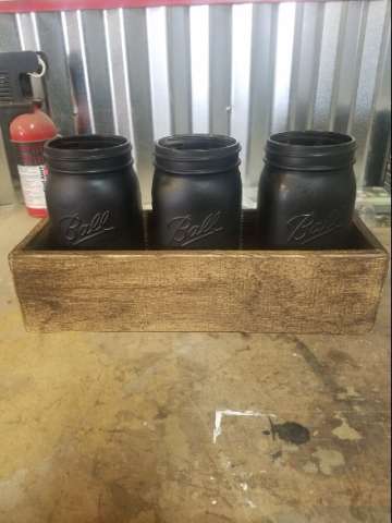 Box With 3 Large Jars