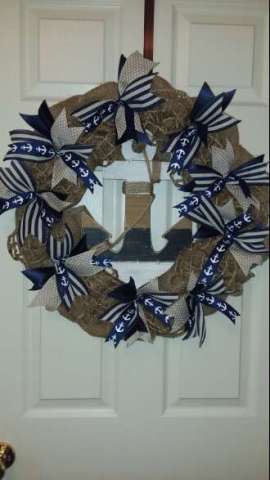 Beautiful Anchor Wreath