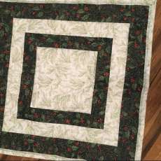 Square Winter Table Topper