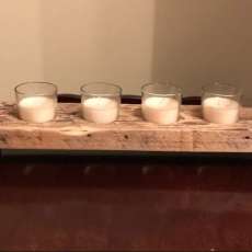Barnwood Candle Holder