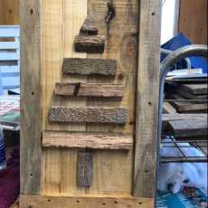 Barnwood Pallet Tree Wall Hanging