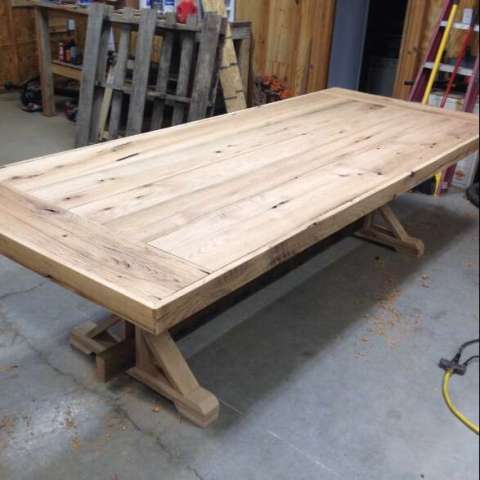 Unfinished Barnwood Dining Table