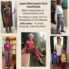Jaspe Pants - Each Thread Died Before Weaving!