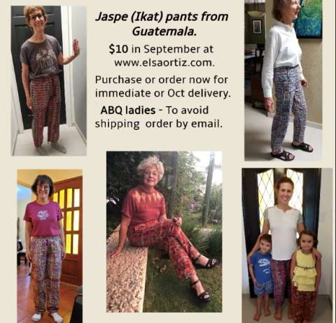 Jaspe Pants - Each Thread Died Before Weaving!