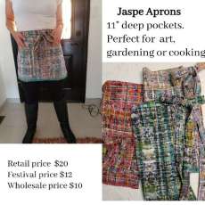 Jaspe Aprons - Every Thread Dyed Separately!
