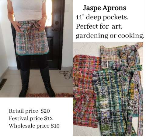Jaspe Aprons - Every Thread Dyed Separately!