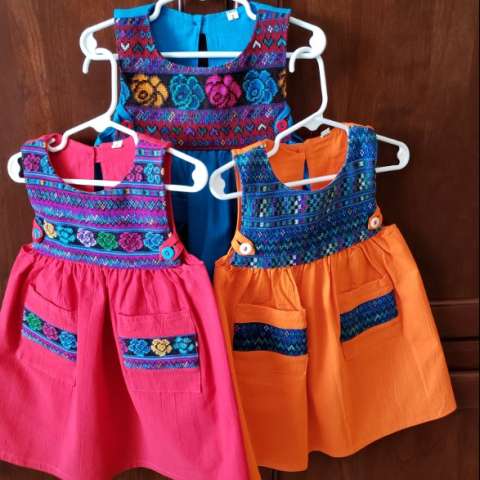 Huipil Dresses Made in Chichicastenango