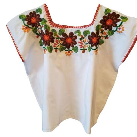 Embroidered Blouses From Chichicastenago