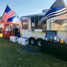 Back Porch Burgers Set Up