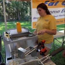 Yummy Funnel Cakes in the Making