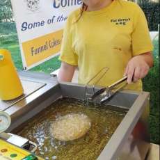 Yummy Funnel Cakes in the Making