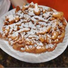 Fluffy Funnel Cake