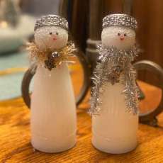 Vintage Salt Shaker Snowmen
