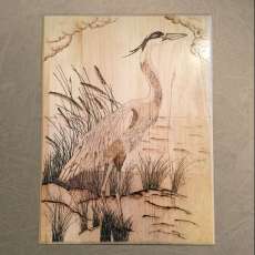 The Blue Heron by the River