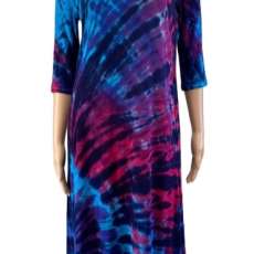 Tie Dye 3/4 Sleeve Dress