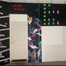 Retro Arcade Mural