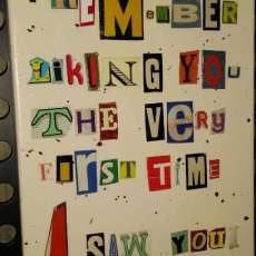 I Remember Liking You the Very First Time I Saw You.