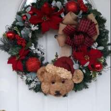 Teddy Bear Wreath