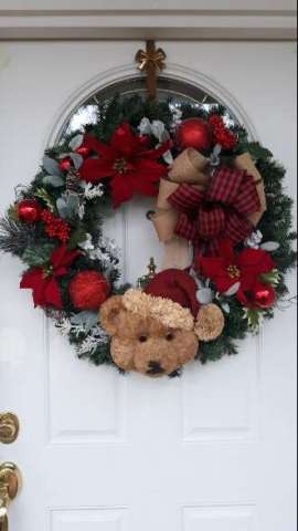 Teddy Bear Wreath