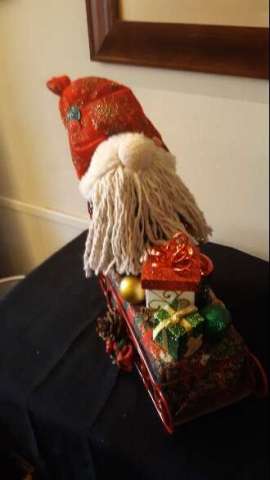 Santa Sleigh Gnome