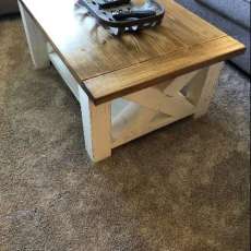 Chunky Style Farmhouse Coffee Table