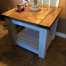 Farmhouse Style End Table