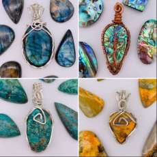 Wire Wrapped Pendants