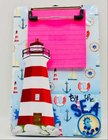By the Sea Decorative Clipboard (9x6)