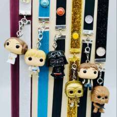 Star Wars Character Figurines Ribbon Bookmarks