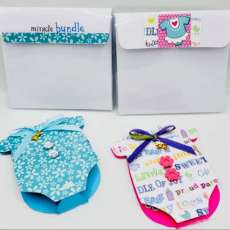 Shaped Greeting Cards - Baby Onsies