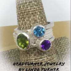 Gemmy Stacking Rings