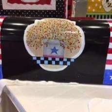 Country Jar Hand Painted Mailbox